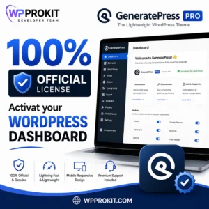 GeneratePress Pro Official License