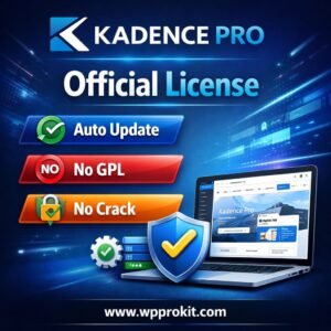 Kadence Pro Official License