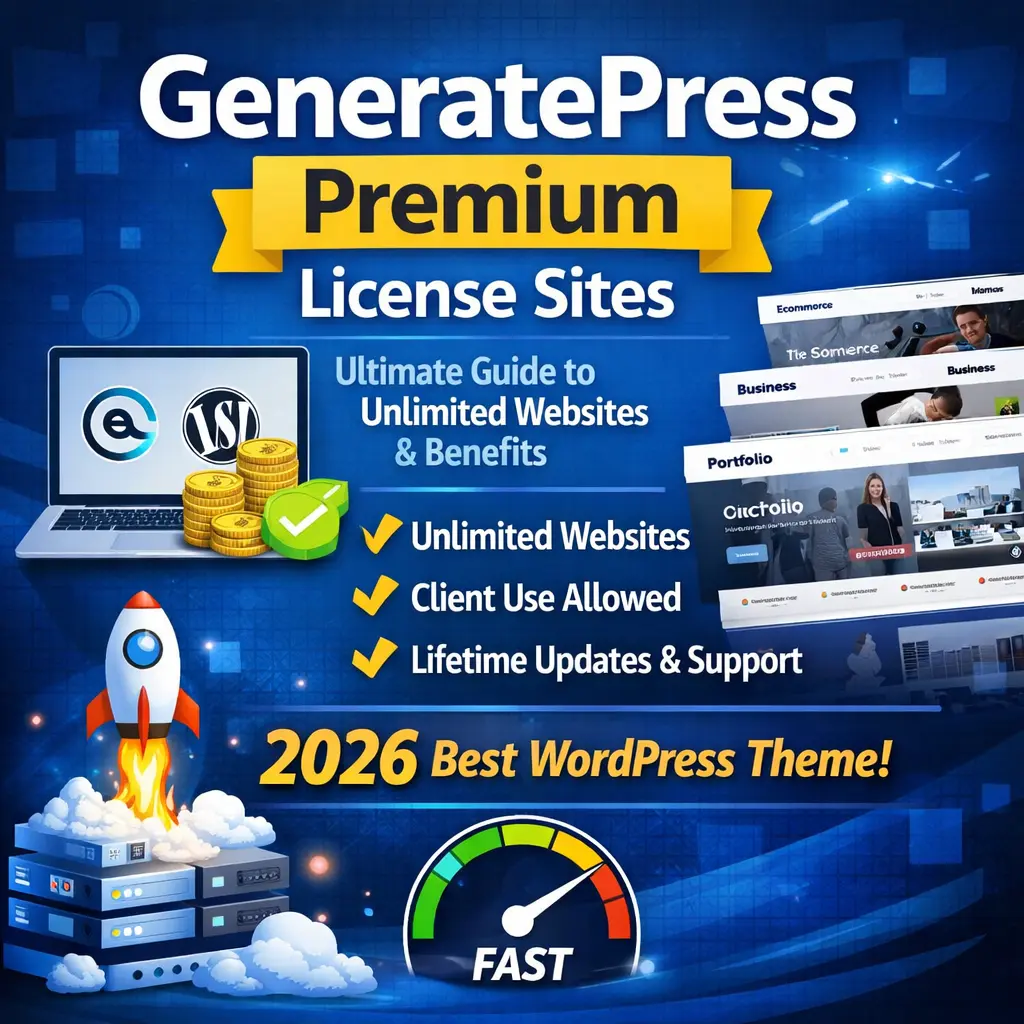 GeneratePress Premium License Sites