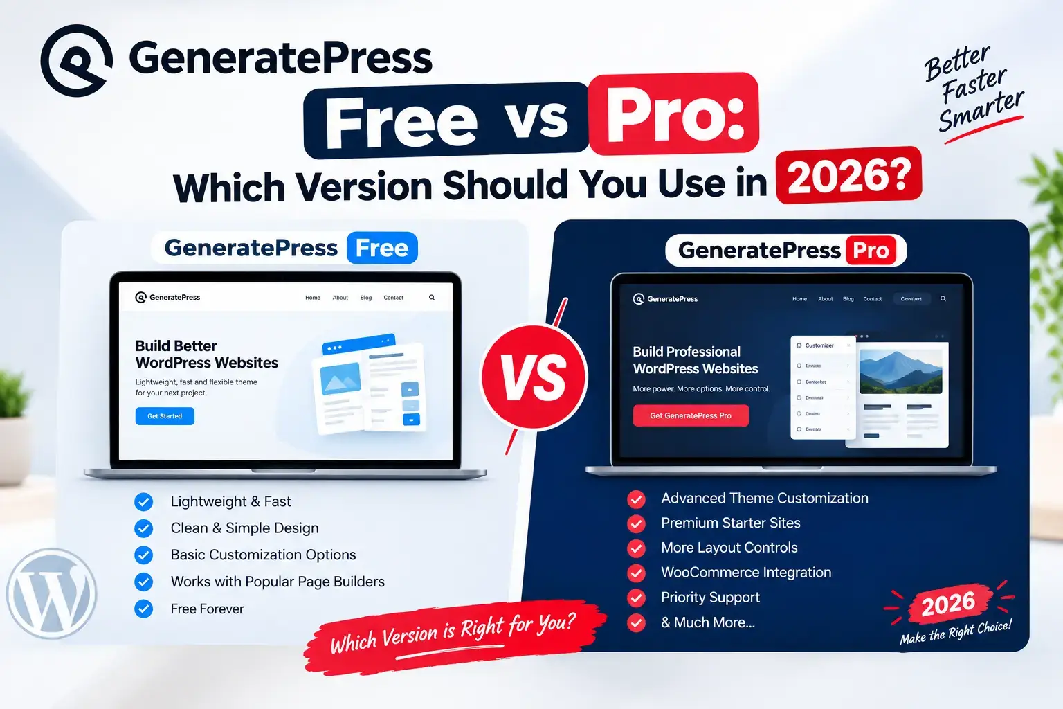 GeneratePress Free vs Pro: Which Version Should You Use in 2026?